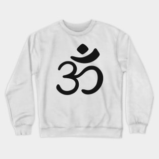 Simple black ohm design Crewneck Sweatshirt